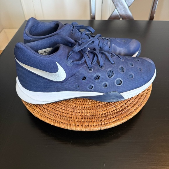 Nike Zoom Men's Navy Blue Athletic Shoes basketball size 18 - Picture 3 of 12